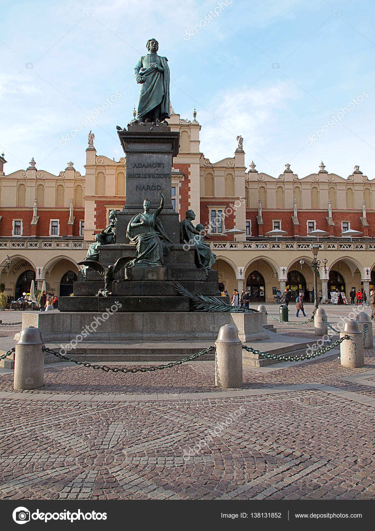 The Monument Of Adam Mickiewicz Stock Editorial Photo C Biker11960 138131852