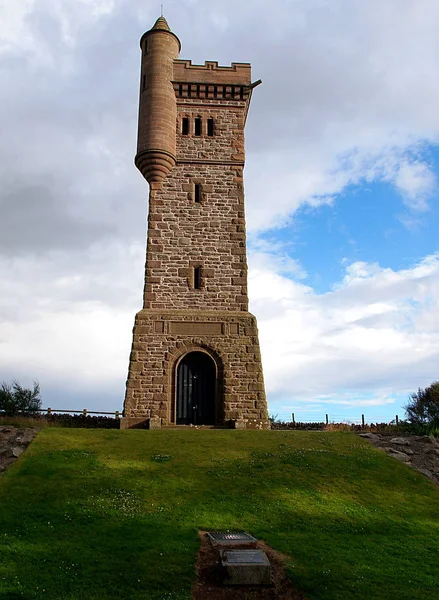 Tower Hill Forfar Scotland July 2017 Monument Tower Dedicated City — Stock Photo, Image