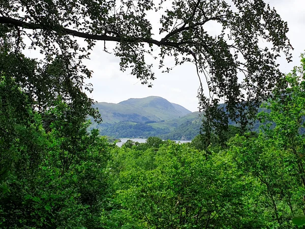 Tipikus Kilátás Nyílik Bristish Lake District Nemzeti Park Egy Tiszta — Stock Fotó