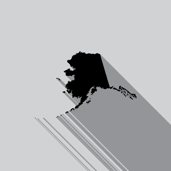 Stati Uniti Illustrazione dell'Alaska — Foto Stock