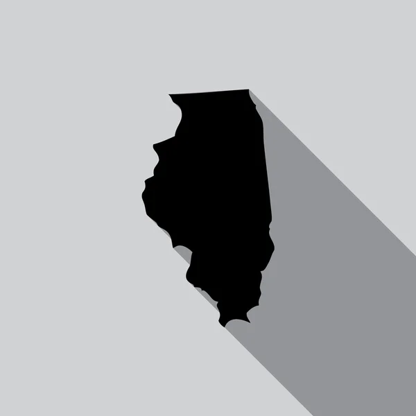 Amerika Birleşik Devletleri illüstrasyon Illinois — Stok fotoğraf