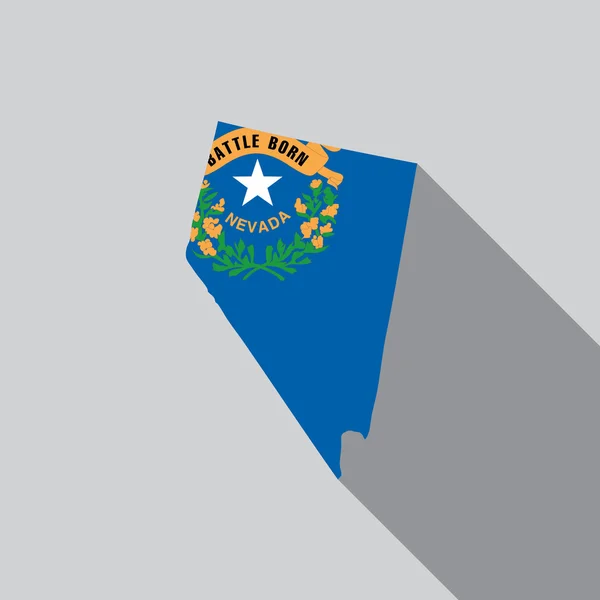 United States Illustration of Nevada — Stock Photo, Image