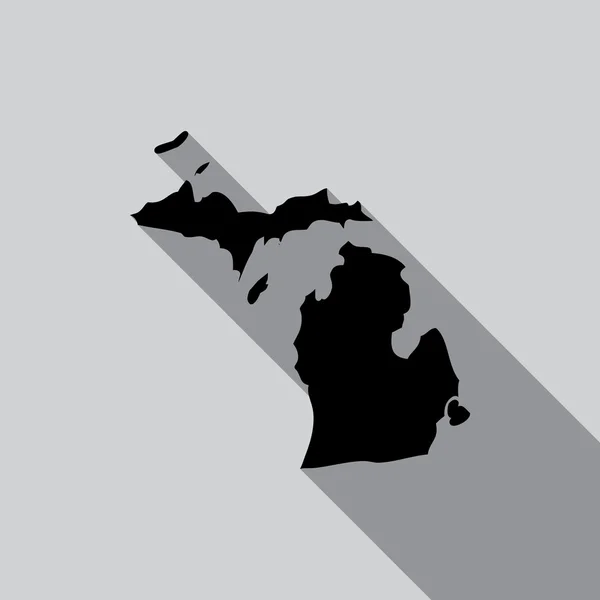Förenta staterna Illustration av Michigan — Stockfoto