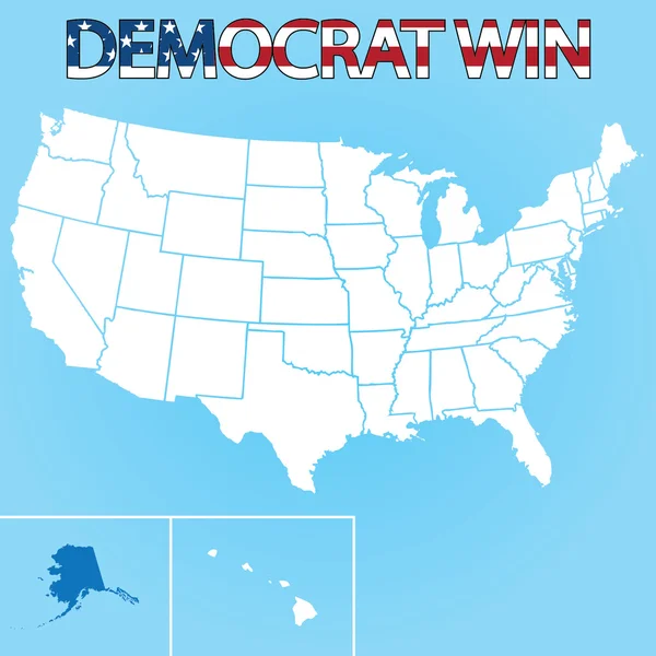United States Election Illustration for Alaska — Stock Photo, Image