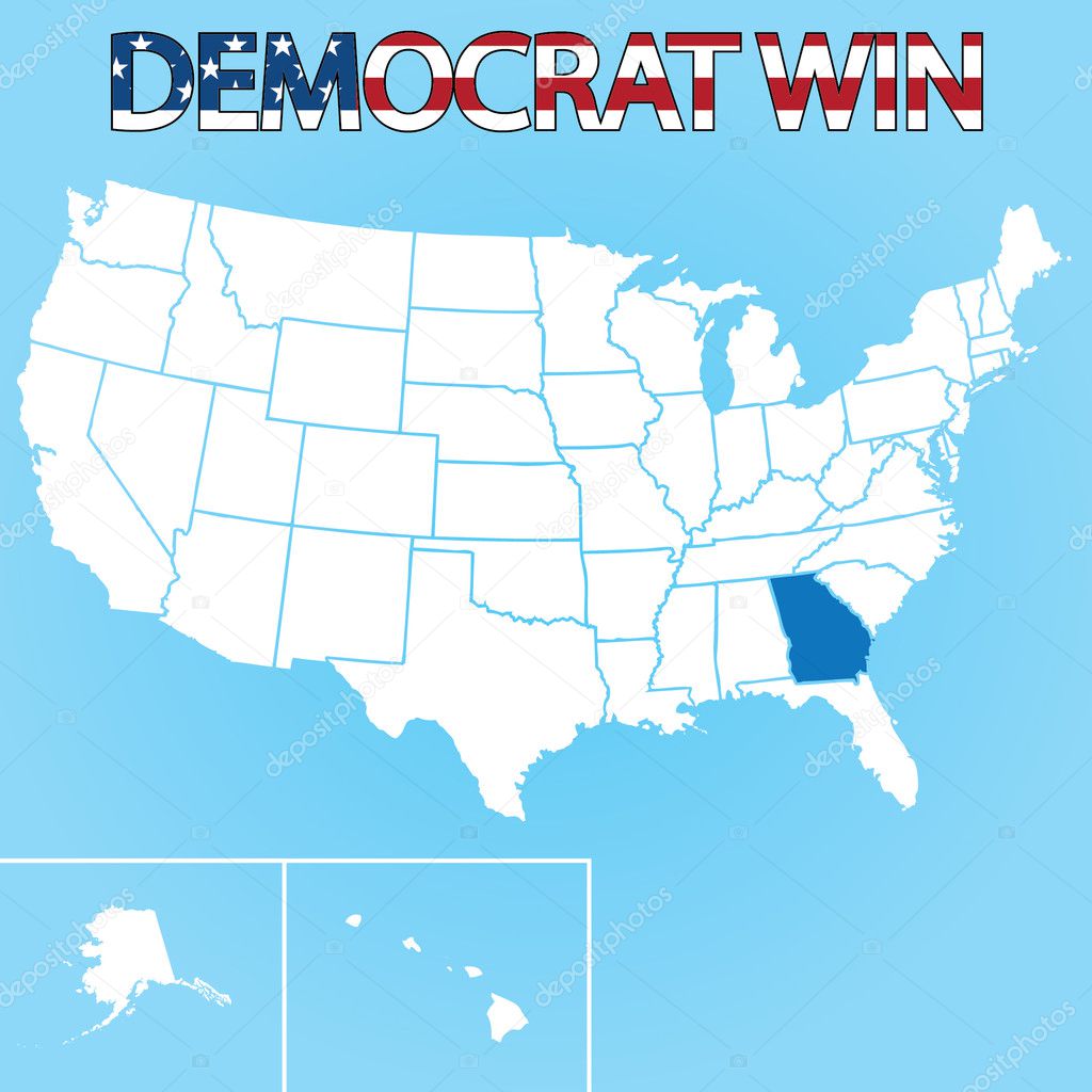 United States Election Illustration for Georgia