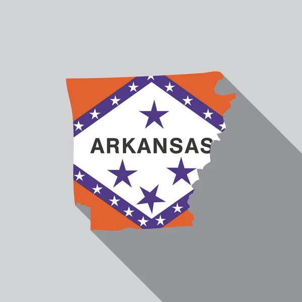 Arkansas Amerikai Egyesült Államok illusztrációja — Stock Fotó