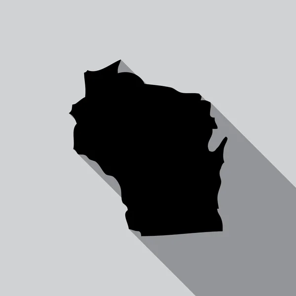 United States Illustration of Wisconsin — Stock Photo, Image