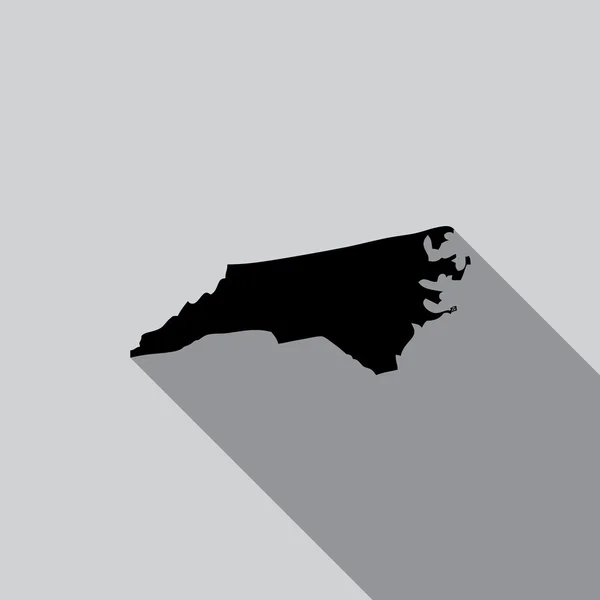 Amerika Birleşik Devletleri illüstrasyon Kuzey Carolina — Stok fotoğraf