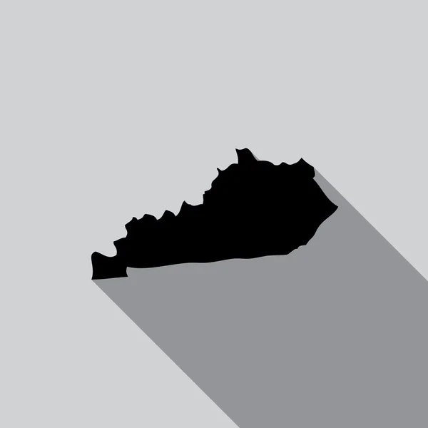Ilustracja Stanów Zjednoczonych z Kentucky — Zdjęcie stockowe