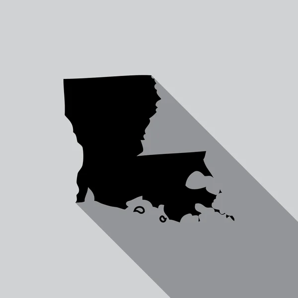Illustratie van de Verenigde Staten van Louisiana — Stockfoto