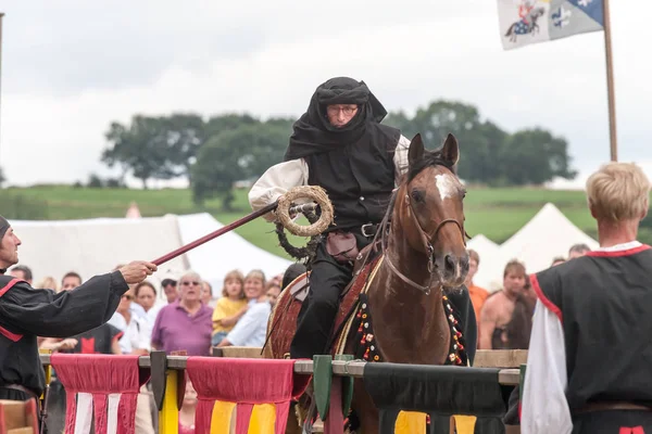 Wenau, Almanya, 01 Ağustos 2010 - turnuva bir ortaçağ gösteri