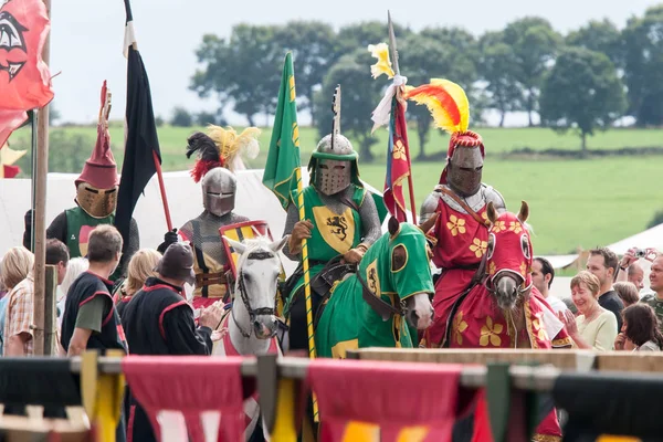 Wenau, Almanya, 01 Ağustos 2010 - turnuva bir ortaçağ gösteri