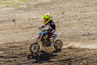 Motocross Kleinhau - 2 ısı Junior Mx1 Dam Meisterschaft - Mayıs 2017 - Kleinhau, Huertgen, Kuzey Ren Vestfalya, Nrw, Almanya, Europe