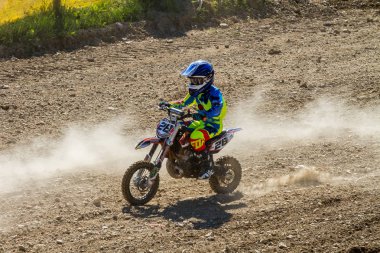 Motocross Kleinhau - 2 ısı Junior Mx1 Dam Meisterschaft - Mayıs 2017 - Kleinhau, Huertgen, Kuzey Ren Vestfalya, Nrw, Almanya, Europe