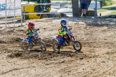 Motocross Kleinhau - 1 ısı kadınlar Dam Meisterschaft - Mayıs 2017 - Kleinhau, Huertgen, Kuzey Ren Vestfalya, Nrw, Almanya, Europe