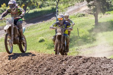 Motocross Kleinhau - 1 ısı kadınlar Dam Meisterschaft - Mayıs 2017 - Kleinhau, Huertgen, Kuzey Ren Vestfalya, Nrw, Almanya, Europe