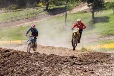 Motocross Kleinhau - 1 ısı kadınlar Dam Meisterschaft - Mayıs 2017 - Kleinhau, Huertgen, Kuzey Ren Vestfalya, Nrw, Almanya, Europe