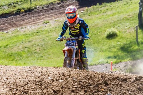 Motocross Kleinhau - 2 ısı Junior Mx1 Dam Meisterschaft - Mayıs 2017 - Kleinhau, Huertgen, Kuzey Ren Vestfalya, Nrw, Almanya, Europe