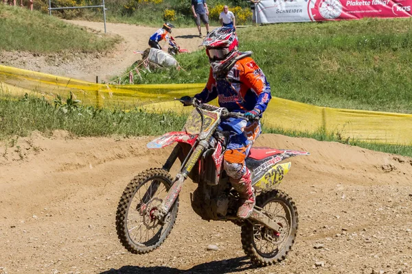 Motocross Kleinhau - 2 ısı Junior Mx1 Dam Meisterschaft - Mayıs 2017 - Kleinhau, Huertgen, Kuzey Ren Vestfalya, Nrw, Almanya, Europe
