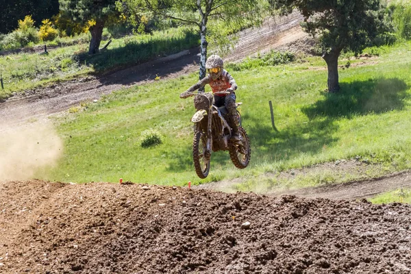 Motocross Kleinhau - 2ème manche Junior MX1 DAM Meisterschaft - Mai 2017 - Kleinhau, Huertgen, Rhénanie du Nord Westphalie, NRW, Allemagne, Europe — Photo