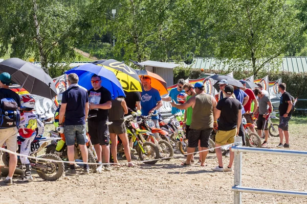 Motocross Kleinhau - 2 ısı Junior Mx1 Dam Meisterschaft - Mayıs 2017 - Kleinhau, Huertgen, Kuzey Ren Vestfalya, Nrw, Almanya, Europe