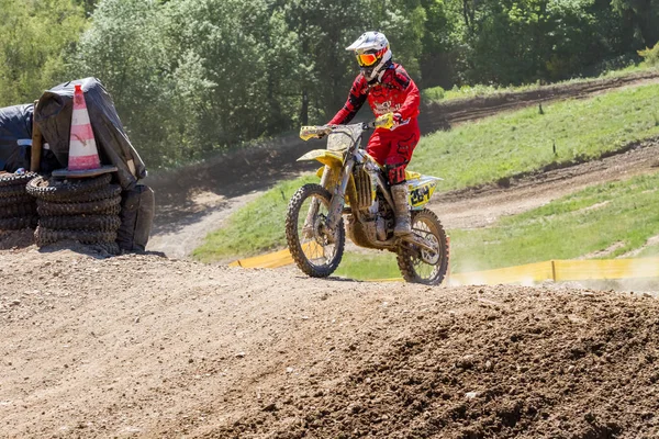 Motocross Kleinhau - 2 ısı Junior Mx1 Dam Meisterschaft - Mayıs 2017 - Kleinhau, Huertgen, Kuzey Ren Vestfalya, Nrw, Almanya, Europe