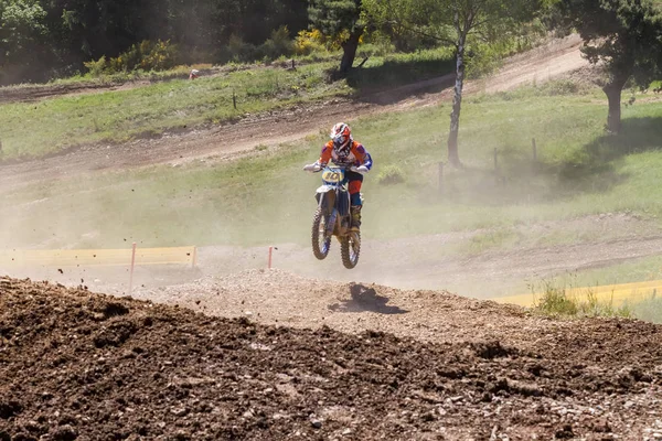 Motorcross Kleinhau - 1e voorronde vrouwen Dam Meisterschaft - mei 2017 - Kleinhau, Huertgen, Noordrijn-Westfalen, Nrw, Duitsland, Europa — Stockfoto