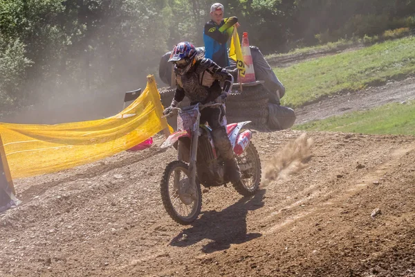 Motocross Kleinhau - 1st heat Women DAM Meisterschaft - May 2017 - Kleinhau, Huertgen, Renania del Norte Westfalia, NRW, Alemania, Europa — Foto de Stock