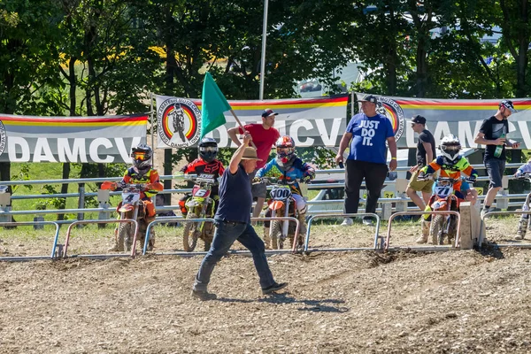 Motocross Kleinhau - 1 ısı kadınlar Dam Meisterschaft - Mayıs 2017 - Kleinhau, Huertgen, Kuzey Ren Vestfalya, Nrw, Almanya, Europe