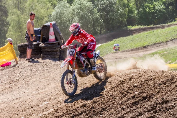 Motocross Kleinhau - 1st heat Women DAM Meisterschaft - Maio 2017 - Kleinhau, Huertgen, Renânia do Norte Vestefália, NRW, Alemanha, Europa — Fotografia de Stock