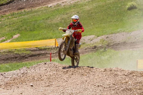 Motocross Kleinhau - 1st värme kvinnor Dam Meisterschaft - maj 2017 - Kleinhau, Huertgen, Nordrhein-Westfalen, Nrw, Tyskland, Europa — Stockfoto