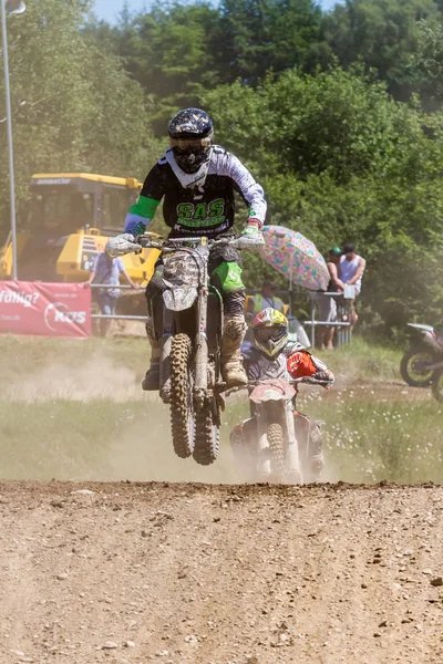 Motocross Kleinhau - Prima manche Donne DAM Meisterschaft - Maggio 2017 - Kleinhau, Huertgen, Renania Settentrionale-Vestfalia, NRW, Germania, Europa — Foto Stock