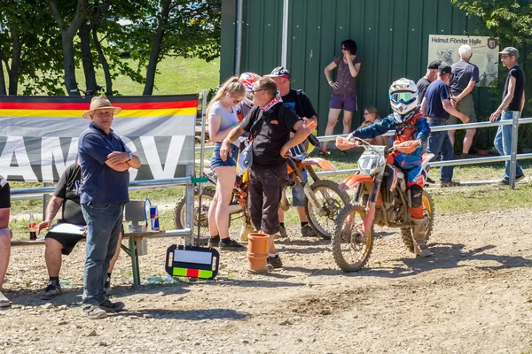 Motocross Kleinhau - 1 ısı kadınlar Dam Meisterschaft - Mayıs 2017 - Kleinhau, Huertgen, Kuzey Ren Vestfalya, Nrw, Almanya, Europe