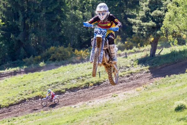 Motocross Kleinhau - 1ère chaleur Femmes DAM Meisterschaft - Mai 2017 - Kleinhau, Huertgen, Rhénanie du Nord Westphalie, NRW, Allemagne, Europe — Photo