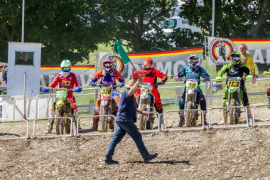 Motocross Kleinhau - 1 ısı kadınlar Dam Meisterschaft - Mayıs 2017 - Kleinhau, Huertgen, Kuzey Ren Vestfalya, Nrw, Almanya, Europe