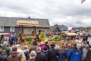 Thanksgiving parade in Muetzenich, Eifel, Germany in 2016