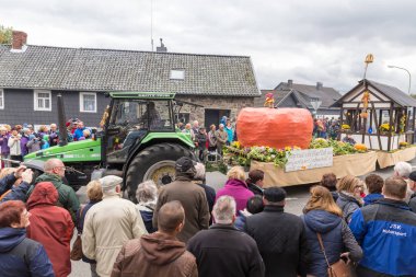 Thanksgiving parade in Muetzenich, Eifel, Germany in 2016