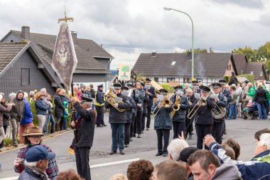 Thanksgiving parade in Muetzenich, Eifel, Germany in 2016