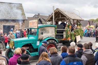 Thanksgiving parade in Muetzenich, Eifel, Germany in 2016