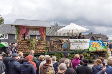 Thanksgiving parade in Muetzenich, Eifel, Germany in 2016