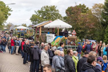 Thanksgiving parade in Muetzenich, Eifel, Germany in 2016