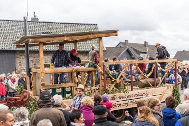 Thanksgiving parade in Muetzenich, Eifel, Germany in 2016