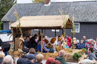 Thanksgiving parade in Muetzenich, Eifel, Germany in 2016