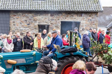 Thanksgiving parade in Muetzenich, Eifel, Germany in 2016