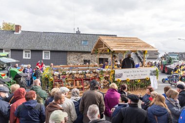 Thanksgiving parade in Muetzenich, Eifel, Germany in 2016