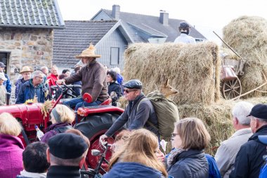 Thanksgiving parade in Muetzenich, Eifel, Germany in 2016
