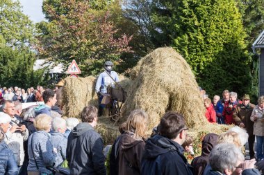 Thanksgiving parade in Muetzenich, Eifel, Germany in 2016