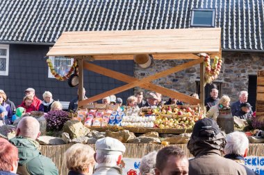Thanksgiving parade in Muetzenich, Eifel, Germany in 2016