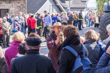 Thanksgiving parade in Muetzenich, Eifel, Germany in 2016