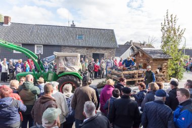 Thanksgiving parade in Muetzenich, Eifel, Germany in 2016